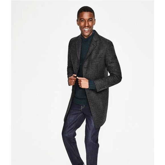 Boden Men's Tweed Overcoat 40R - Picture 1 of 12